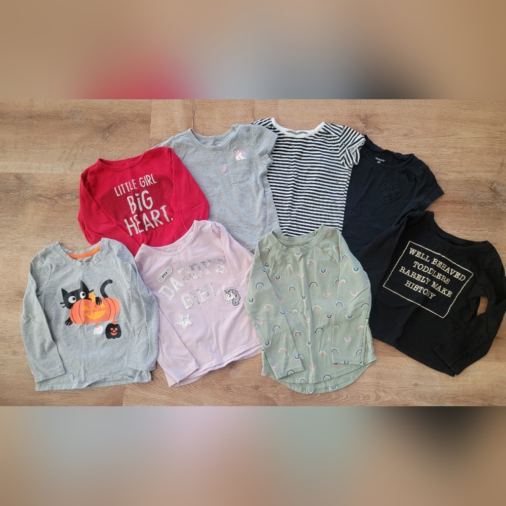3T Long and Short Sleeve Tshirts - 8 in lot